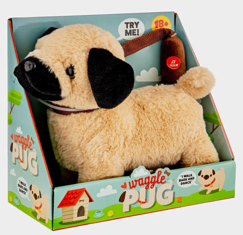 Waggle pug electronic toy - toy, pet