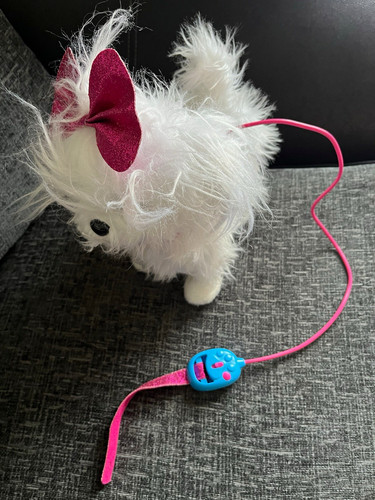 White fluffy electronic - white,