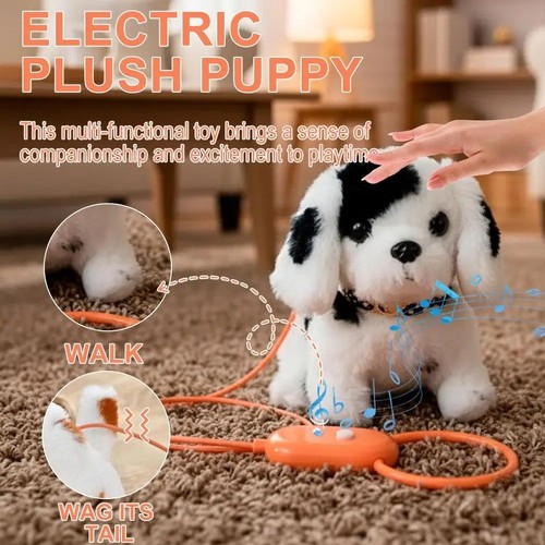 Barking walking plush dog toy - dog,
