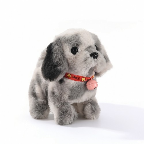 Walking toy dog with bell - walking,