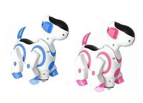 Robot dog walking nodding - nodding, kids