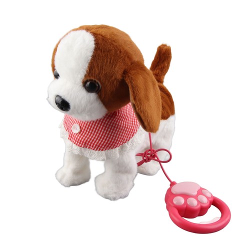 Walking and barking puppy dog - walking,