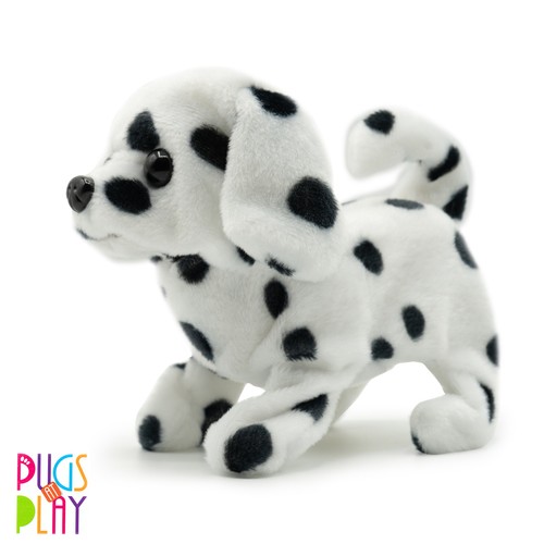 Interactive walking dog - walking, plush