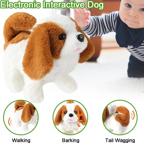 Cute dog walking nodding - walking,