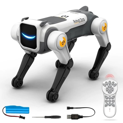 Robot dog toy - robot, remote