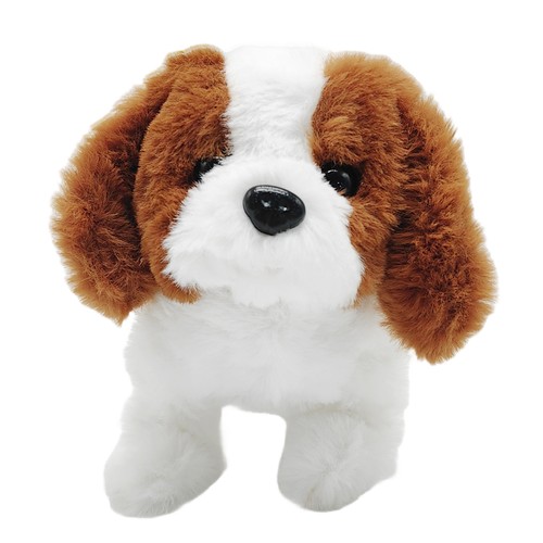 Interactive walking dog plush - dog,